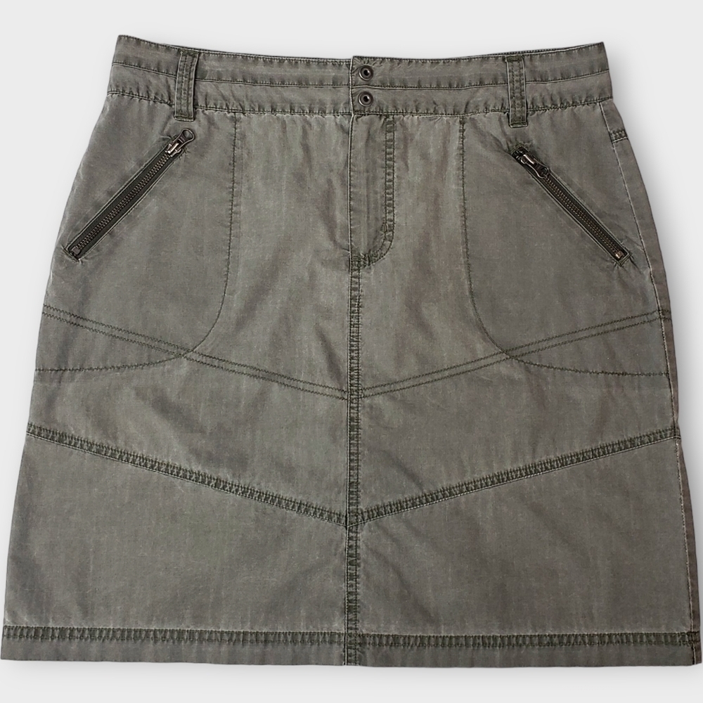 Columbia Mini Skirt Olive Green Size 12